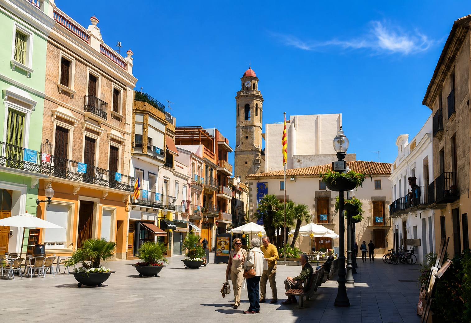 Plaça de l'Ajuntament de Calella